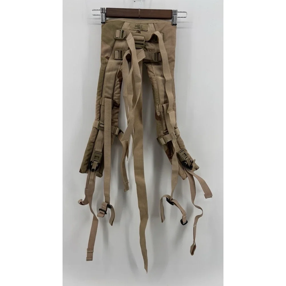 Molle II Shoulder Straps Backpack Rucksack Desert Tan Camo NSN 8465-01-491-7513